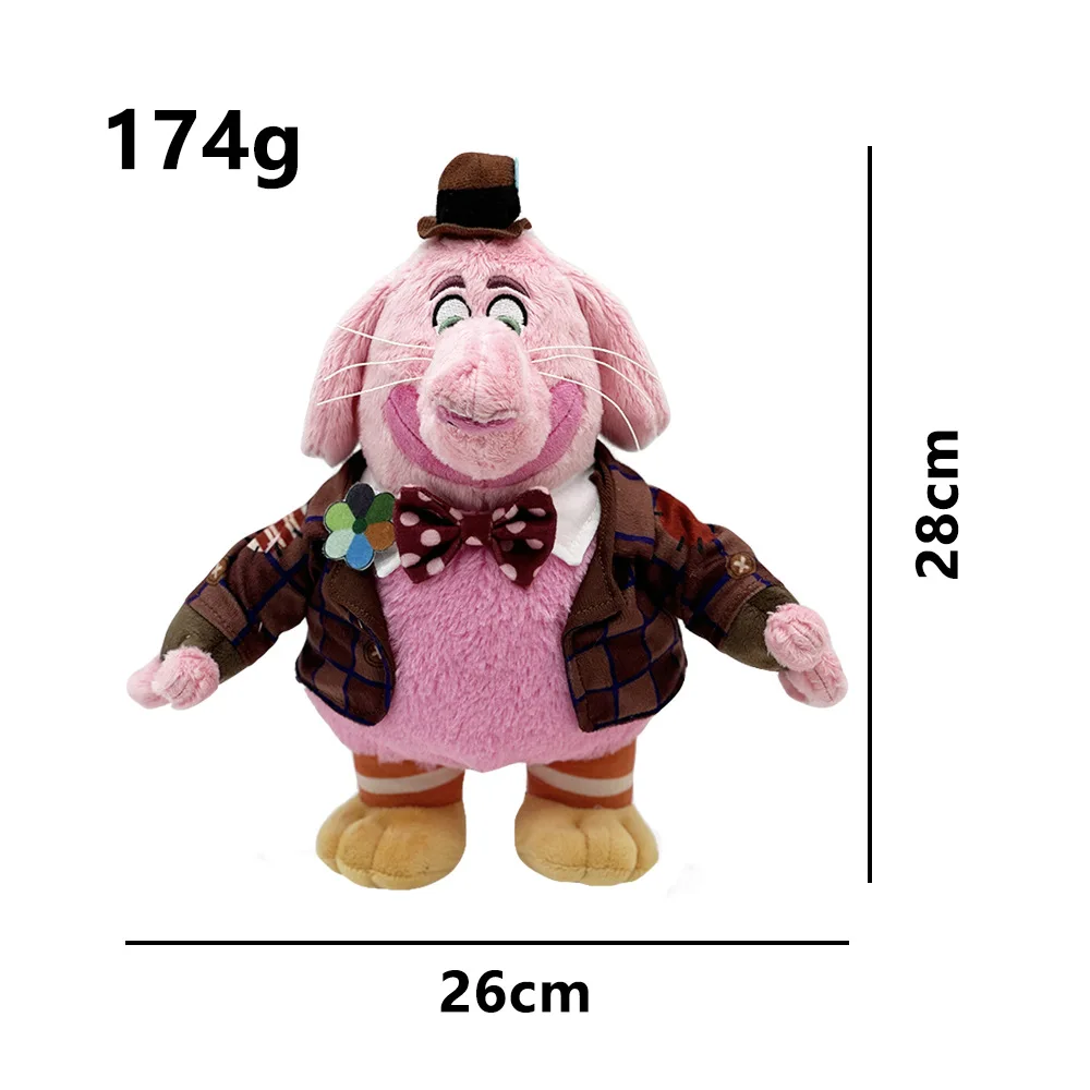 Lovely Bing Bong Plush Ice Cream-themed Elephant Soft Toy: Adorable Pink Plush Doll, Ideal Birthday Gift or Souvenir for Girls