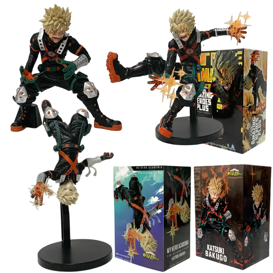 Boku no Hero Academia Anime-Figur Bakugou Katsuki Actionfigur Midoriya Izuku Figurine PVC Auto-Dekoration Sammlermodell Spielzeug