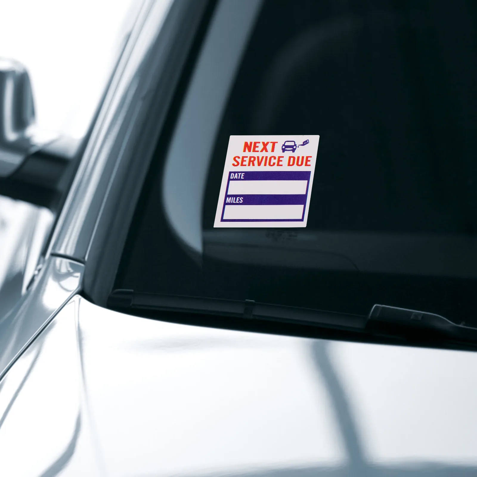 1 Roll Oil Change Sticker Car Maintenance Reminder Label Adhesive Service Due Decal For Auto Repair File Folder Label