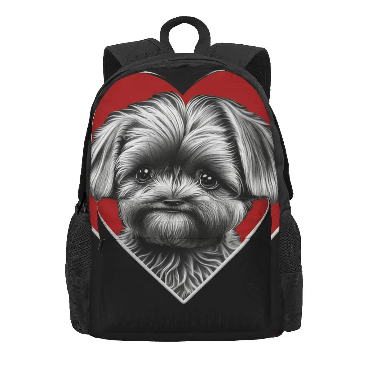 Hunde liebhaber Shih Tzu Wappen Rucksäcke Jungen Mädchen Bücher tasche Kinder Schult aschen Cartoon Kinder Rucksack Reise Rucksack Umhängetasche