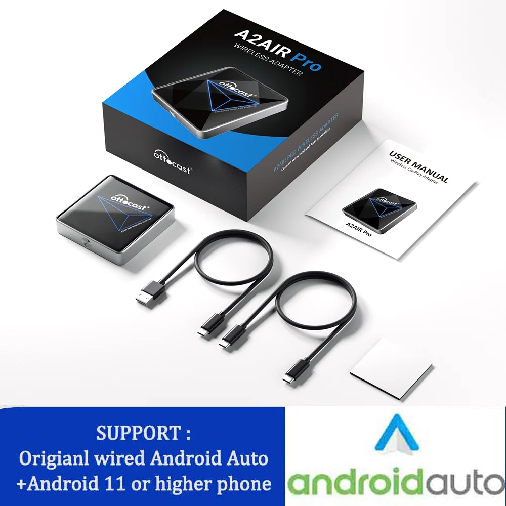 OTTOCAST U2 Air PRO Wired to Wireless CarPlay Adapter CarPlay