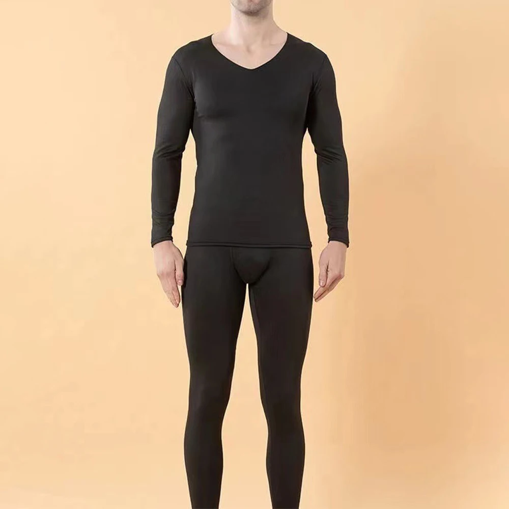 

Мужские зимние термокальсоны из хлопка, дышащие, L-3XL