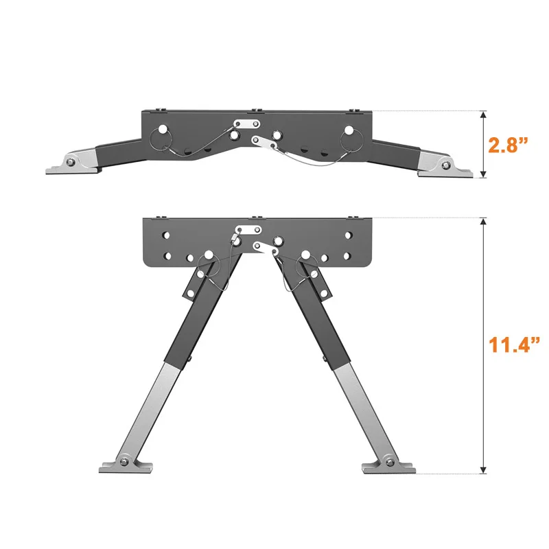 Steel Folding RV Step Stabilizer Portable Caravan Safety Support Ladder For Camper Trailer Parts New Used Condition Available