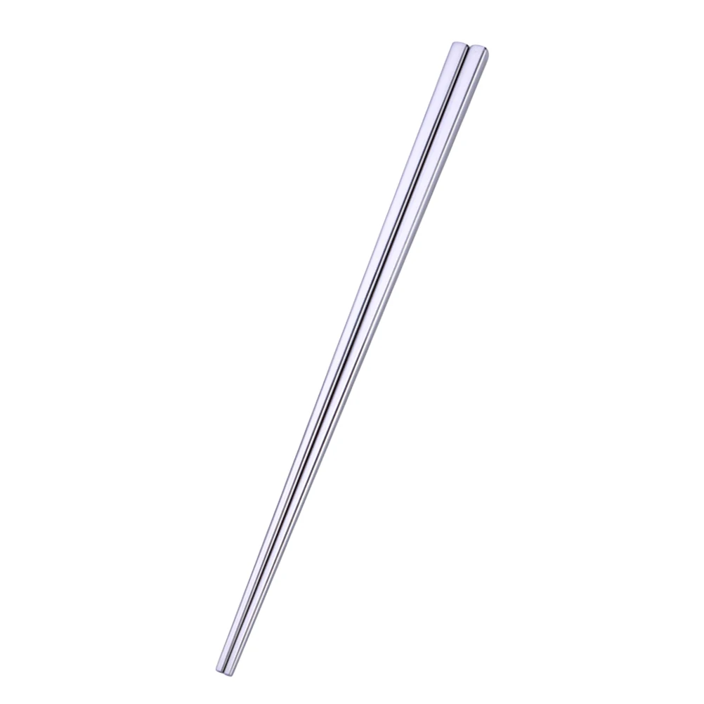 

1pcs Stainless Steel Chopsticks Square Metal Chopsticks 23Cm Golden Electroplating Dishwasher Safe Reusable For Food Serving