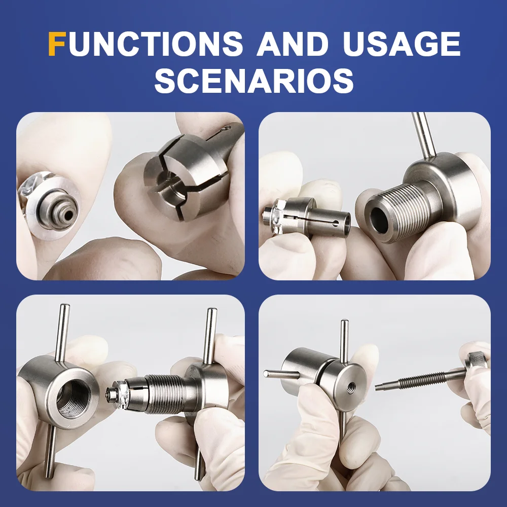 Peças Originais Dentais Tamanho para Remover Ferramentas Rotor para Reparar Peças De Reparo De Alta Velocidade Handpiece Turbina De Ar AI-AT-TOOL