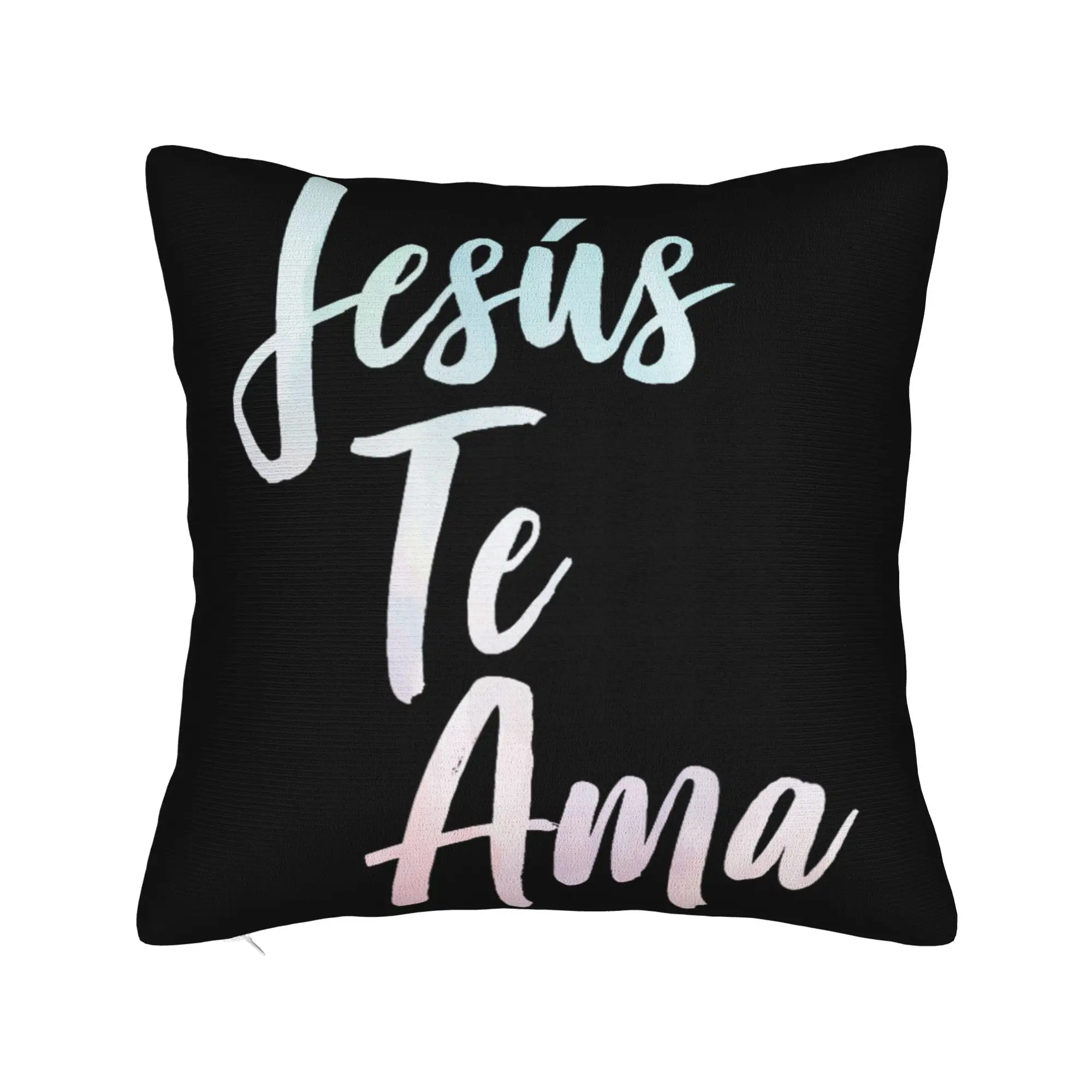 Jesus Esperanza Devida Spanish  Pillow Covers Product Printing Cushion Cover Gift  Throw Pillow Case Cover Car Multi-Size