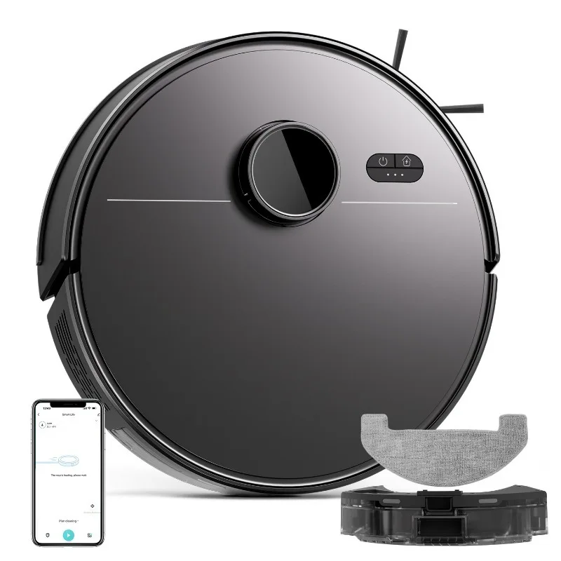 M30 + Robot Penyapu Cerdas dengan Penyapuan Ember Debu, Penghisap dan Penarik, Penyedot Debu Isi Ulang Otomatis