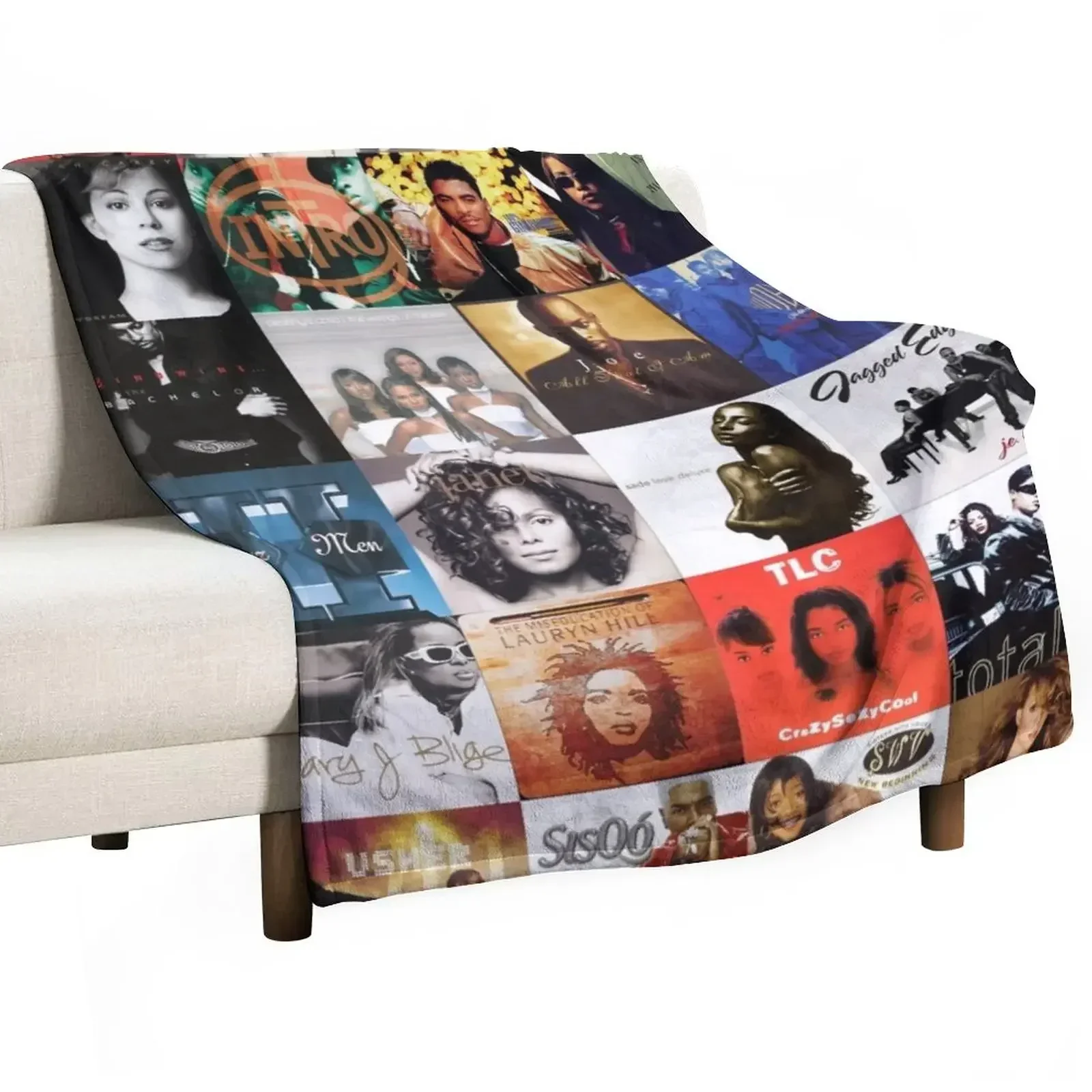 

HISTORY 90s RNB - HOME DECOR Throw Blanket Fashion Sofas Picnic Kid'S christmas gifts Blankets