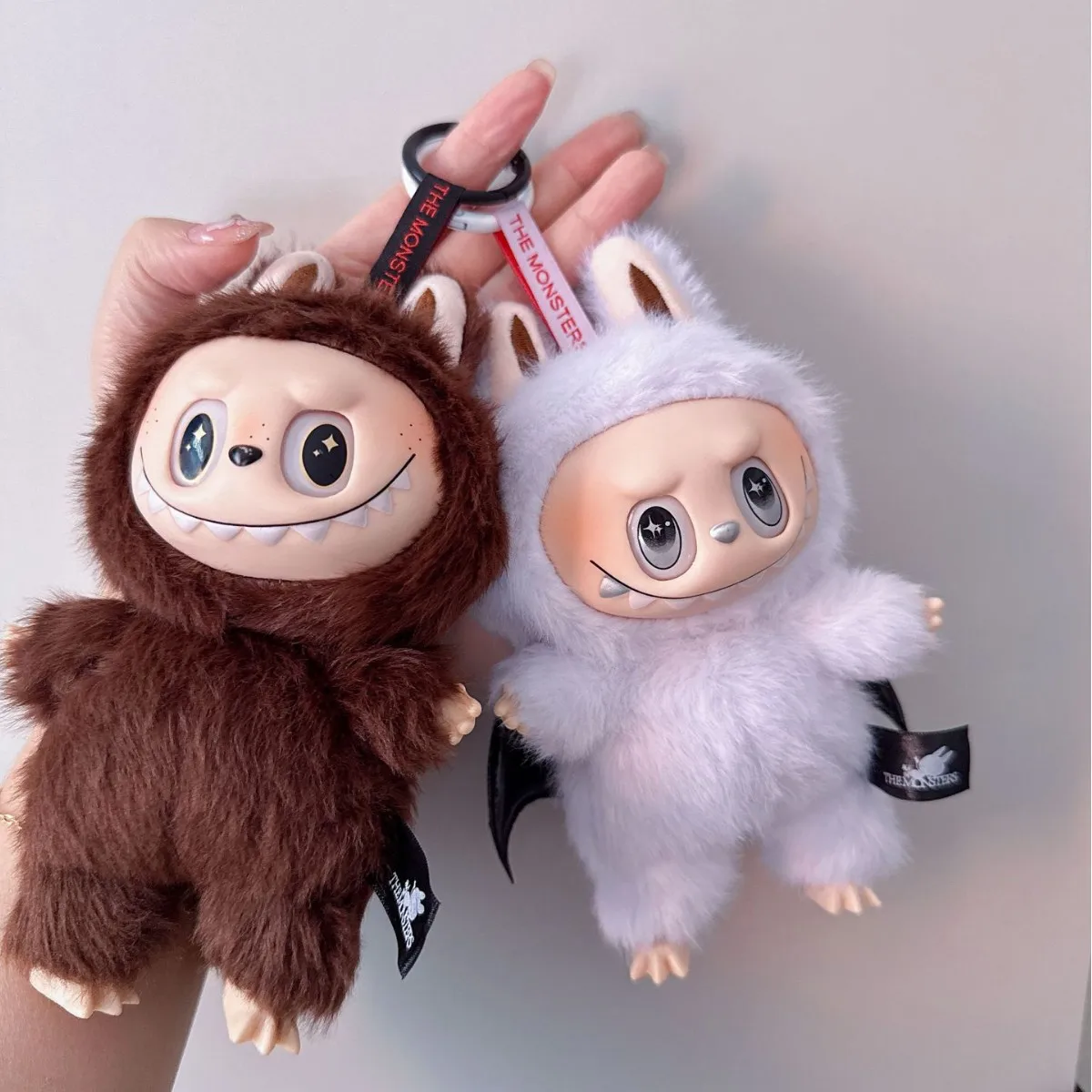 For Zimomo Archangel Labubu Vinyl Plush Blind Box Bag Pendant Brown Angel Doll Cherish Collectibles Children'S Birthday Gift