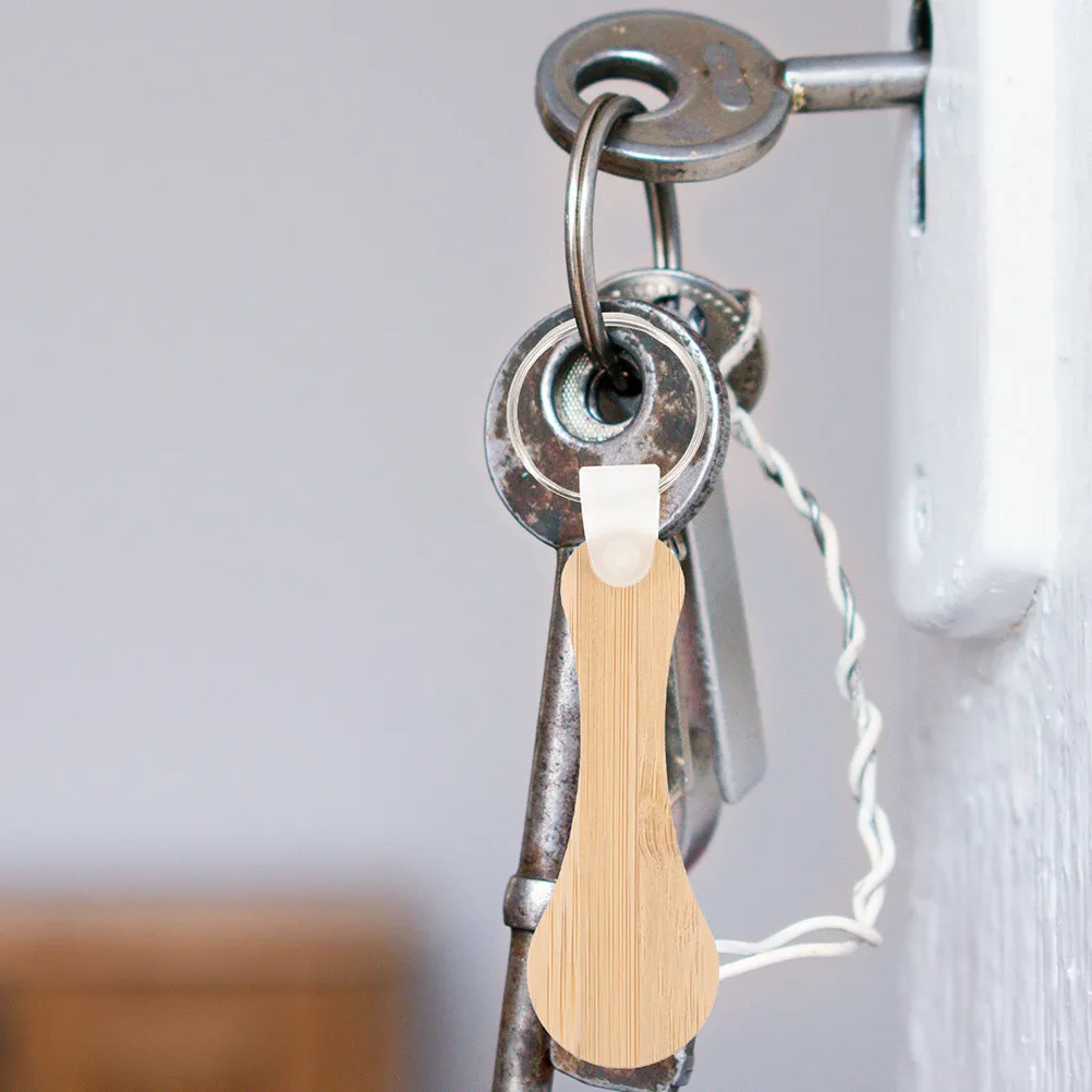 

Набор из 6 бамбуковых брелоков-жетонов для тележек, легкий деревянный держатель для монет, незаменимый для разблокировки тележек