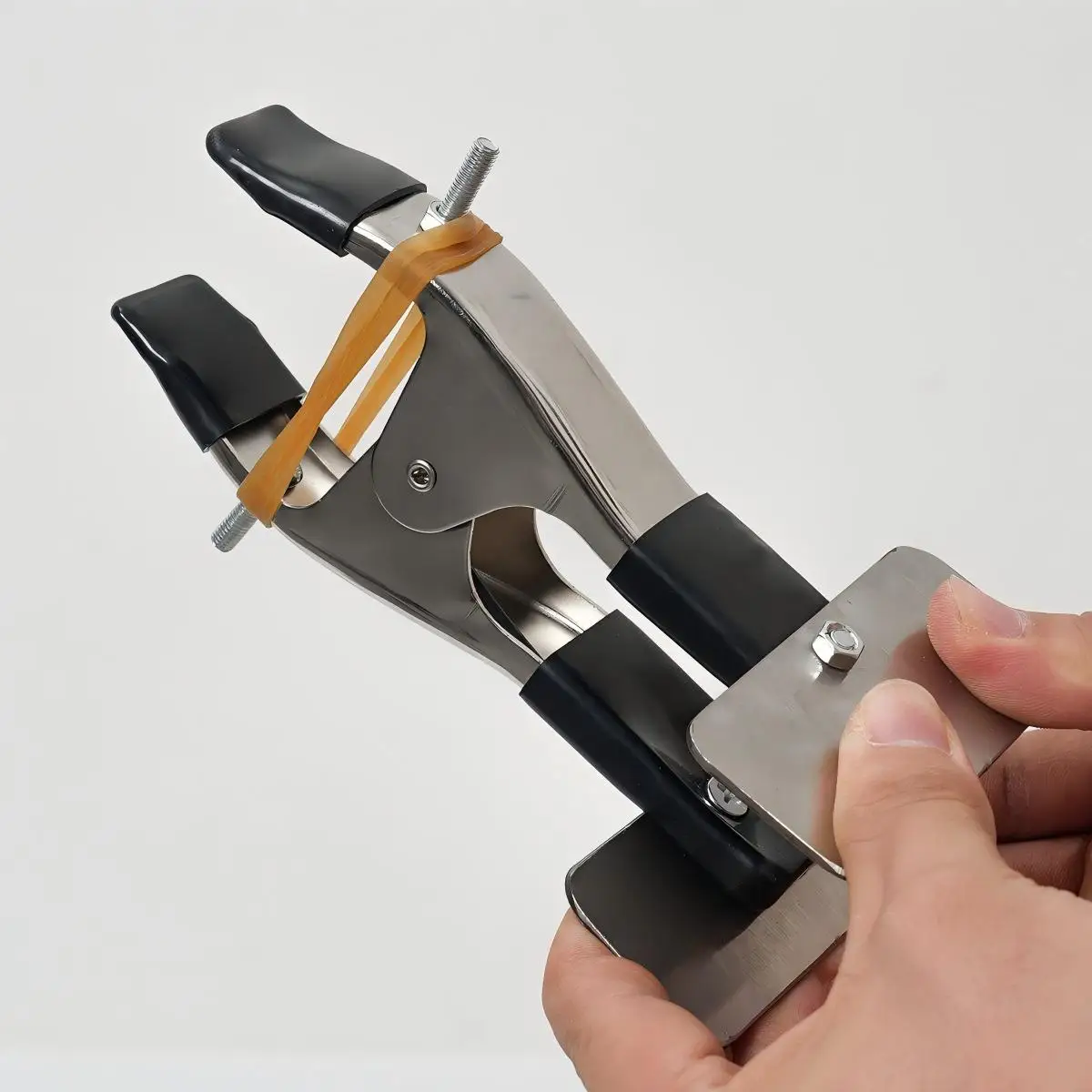 Heavy Duty Finger Thumb Trainer Portable Hand Grip Metal Clip for Fingertip Strength Training Wrist Forearm Hand Exerciser