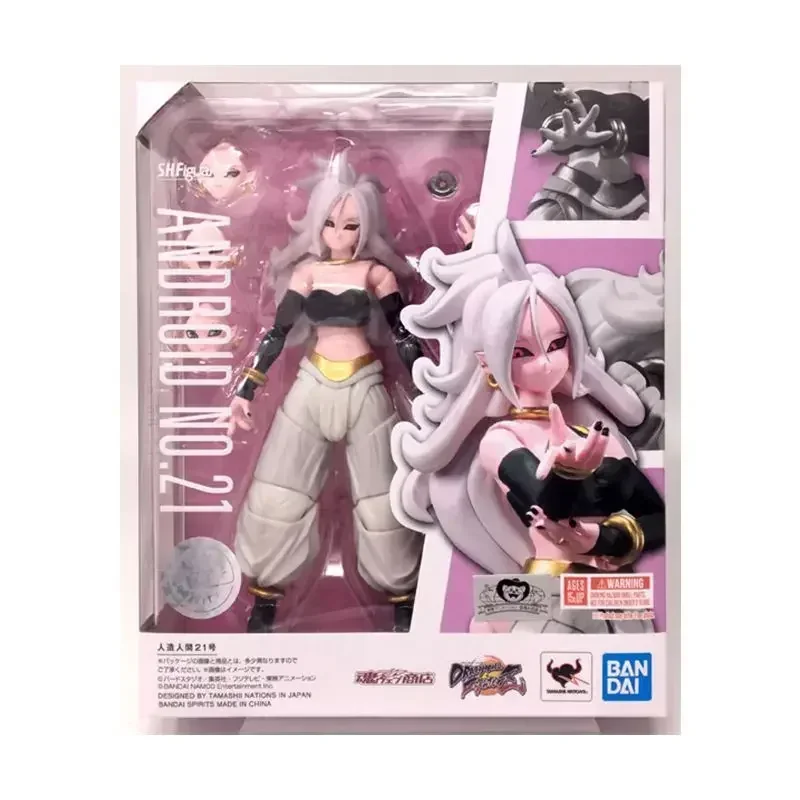 

Оригинальная фигурка BANDAI Dragon Ball Z S.H.Figuarts Android 21, коллекция игрушек, подарок