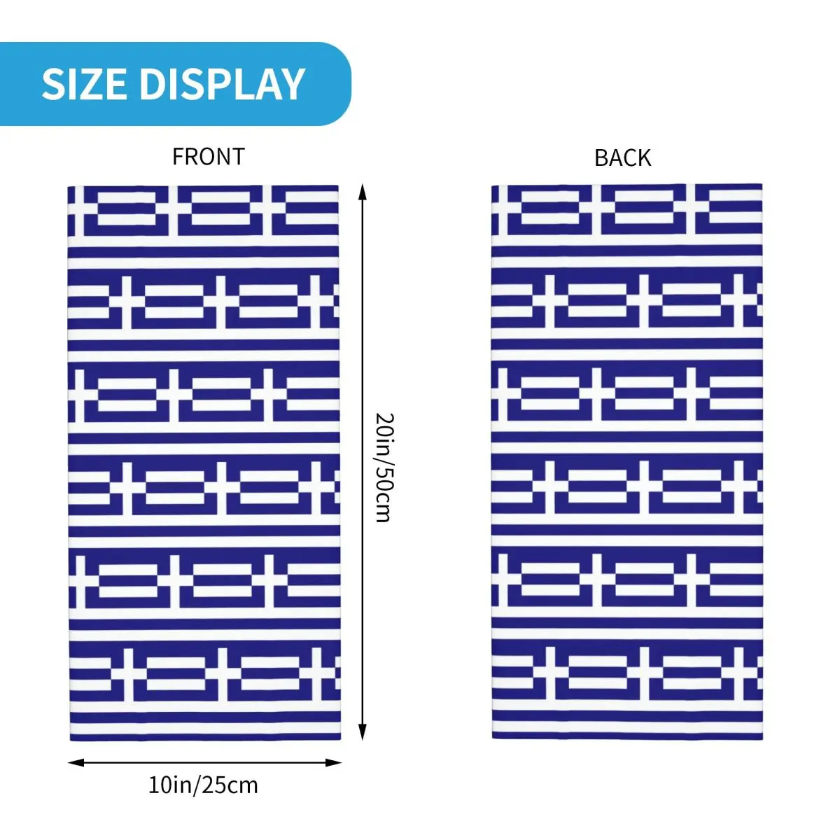 اليونان العلم باندانا غطاء الرقبة قناع مطبوع وشاح دافئ ركوب الدراجات وشاح للرجال النساء الكبار