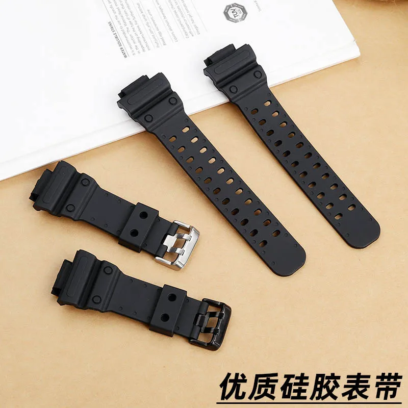 Bracelet Accessories For Casio Gshock Large Square Silicone Watch Strap Gx-56bb Gxw-56 Large G Rubber Watchband Gx 56 with tool