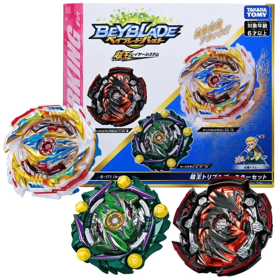 Takara Tomy Beyblade Burst Superking B-171 Superking Triple Booster Set