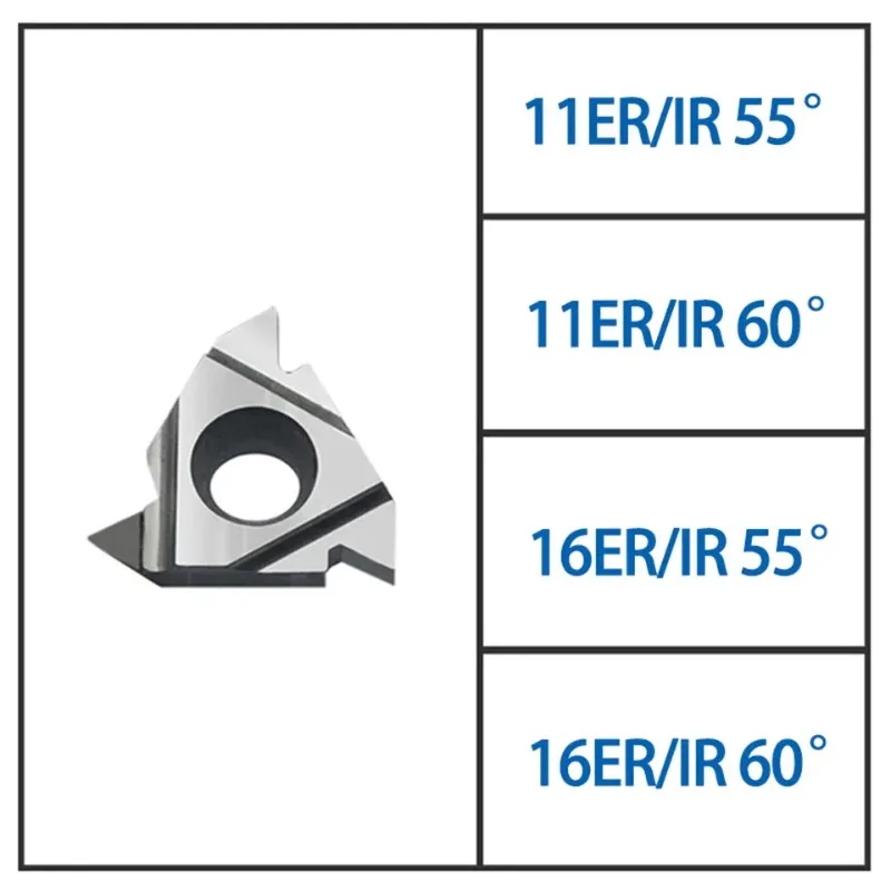 11ER A55 A60 16ER A55 A60 11IR 16IR AG55 AG60 PCD CBN threaded diamond thread turning inserts for aluminum lathe tools