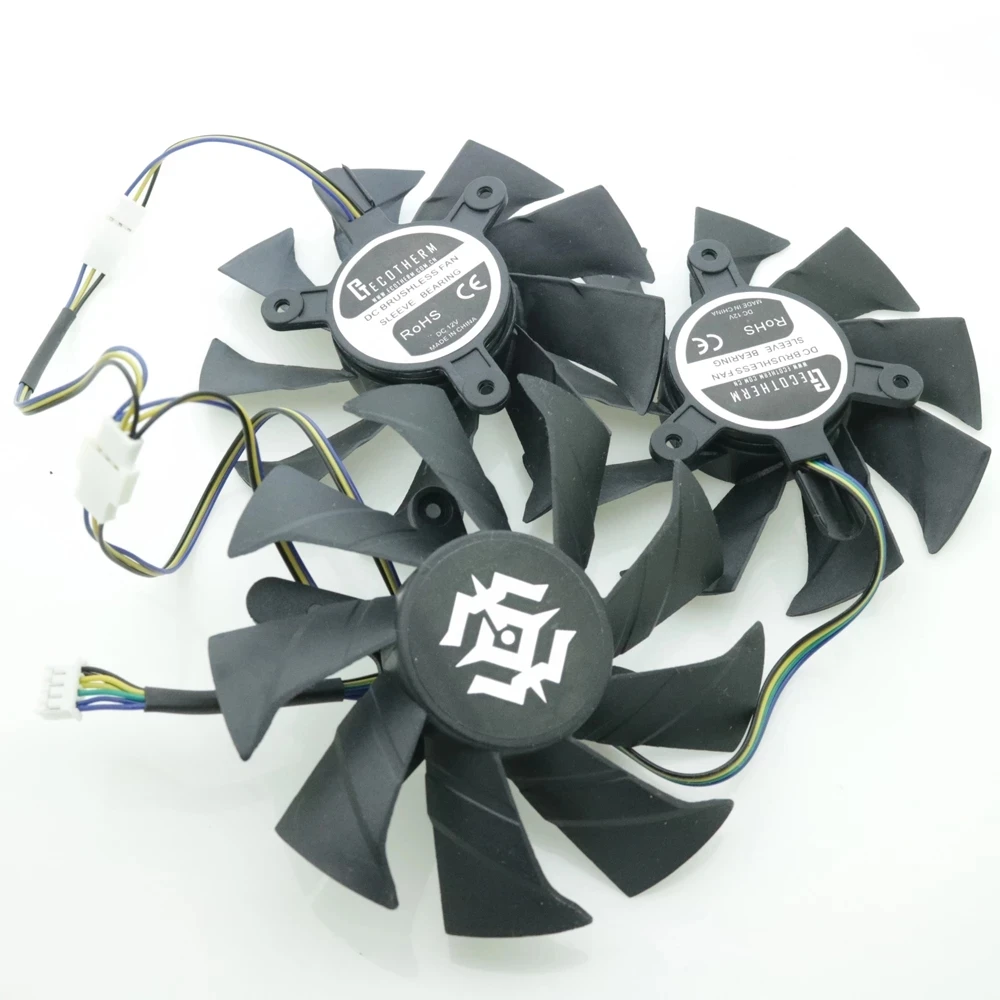 GFY09010E12SPA DC12V 85mm 4Pin 4Wire GPU Fan For ZOTAC GTX1070-8GD5 RTX2070 TRX2080-8GD6 RTX2080Ti Graphics Card Cooling Fan