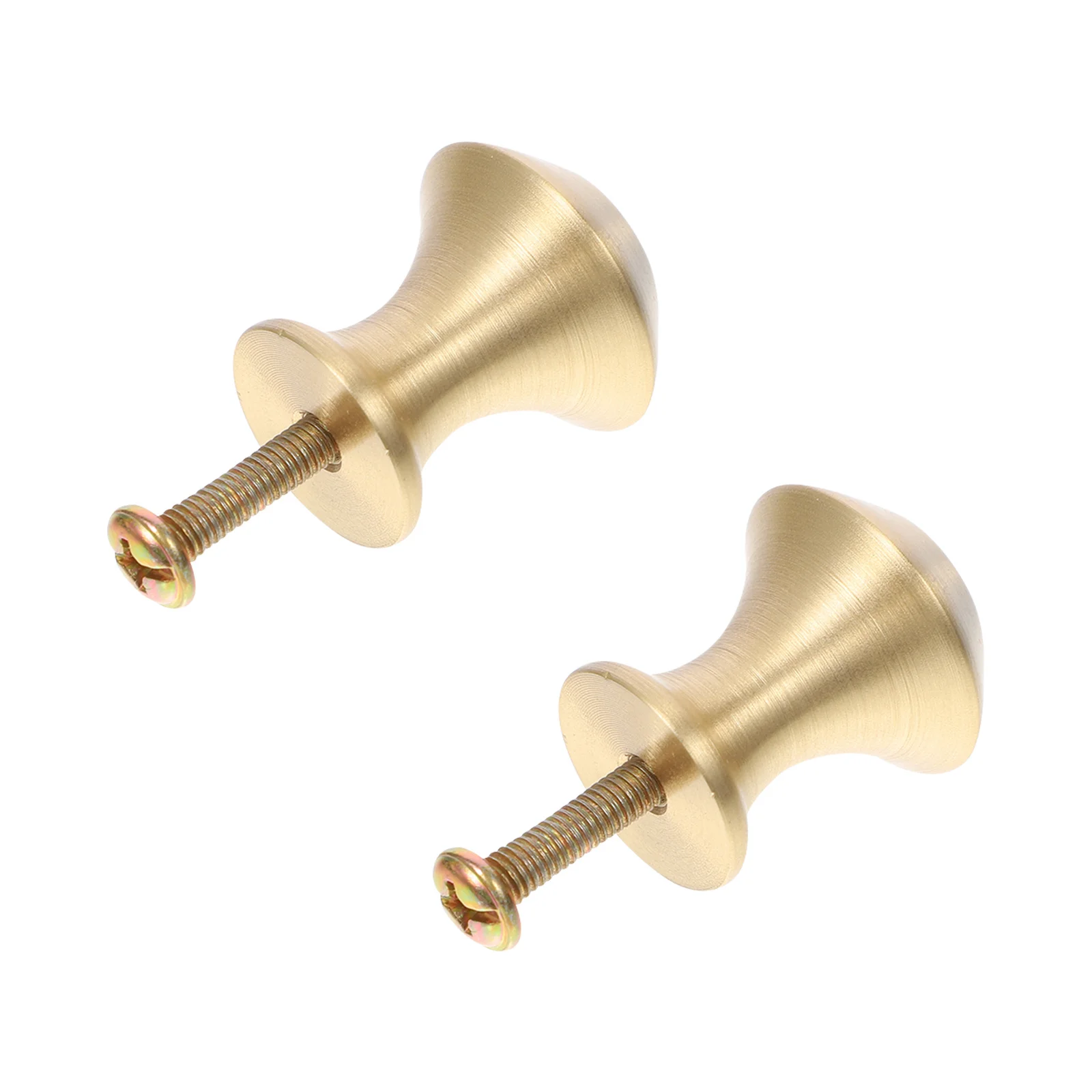 

2Pcs Golden Brass Drawer Knobs Pull Handles for Cabinet Cupboard Chest Dresser Interior Door Upgrade Classic Decorative Hardware