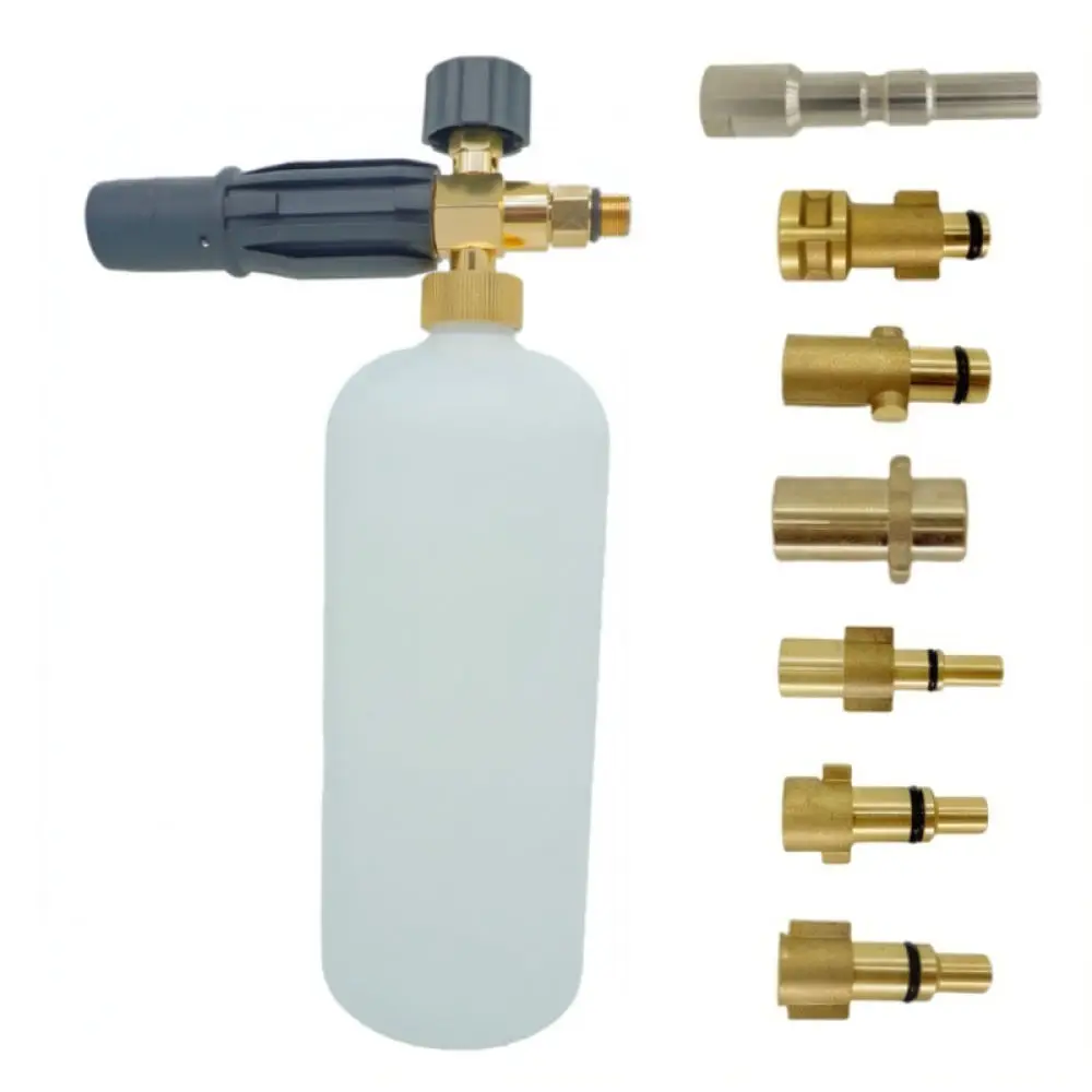 Adjustable Foam Cannon For Pressure Washer Car Cleaning Soap Dispenser Foam Applicator Heavy Duty Vehicle Detailing Tool