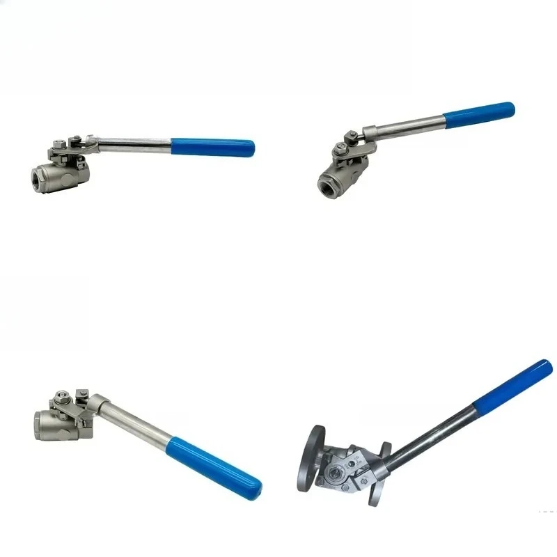 High Quality DN20 DN50 3 Piece Manual Electric Ball Valve with Dead Spring Return Handle for Water Medium Control