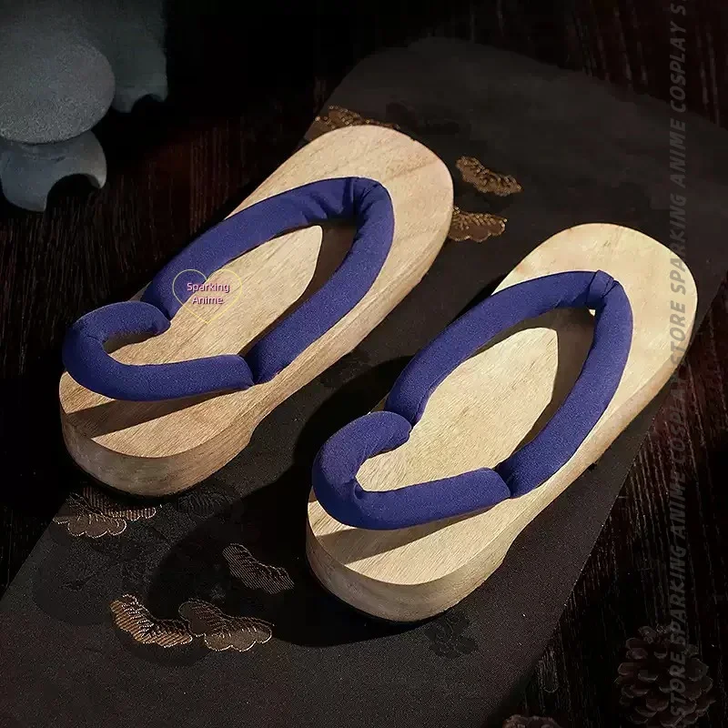 Tanjiro Giyuu Zenitsu Nezuko Muichirou Mitsuri Cosplay Shoes Anime Men Women Wooden Clogs Shoes for Comic Con Event view 4