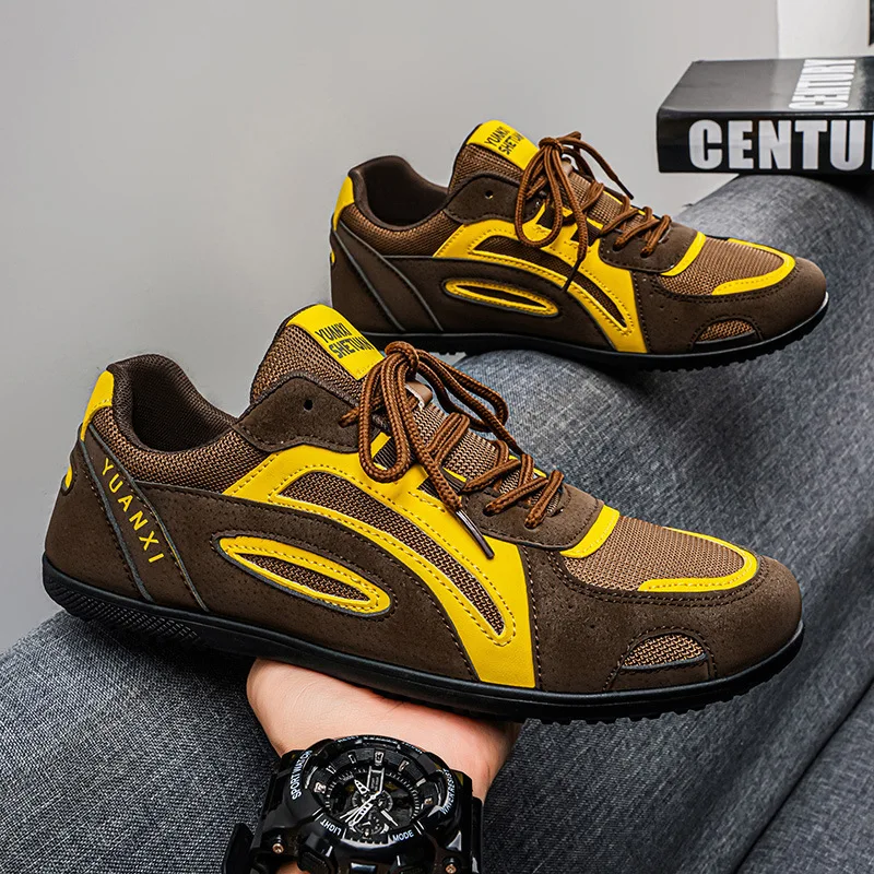 

Men's Fashionable Casual Breathable Running Shoes Spring Summer Outdoor Board Shoes Comfortable Slip-On Sneakers