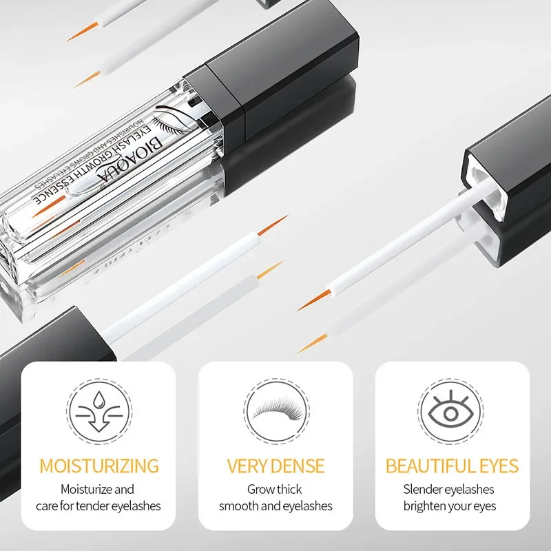 Tratamiento de crecimiento rápido, suero para pestañas, alargamiento de pestañas, maquillaje potente, pestañas más gruesas, producto de cuidado de levantamiento de pestañas rizadas naturales
