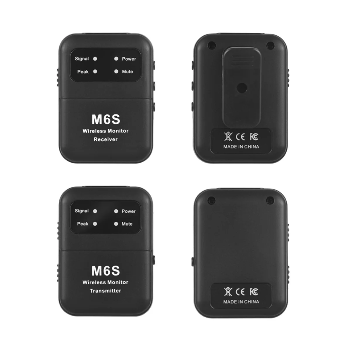 

B94A 2.4GHz Wireless Earphone Monitor Transmission System Rechargeable IEM Transmit Receiver Mono/Stereo Switch