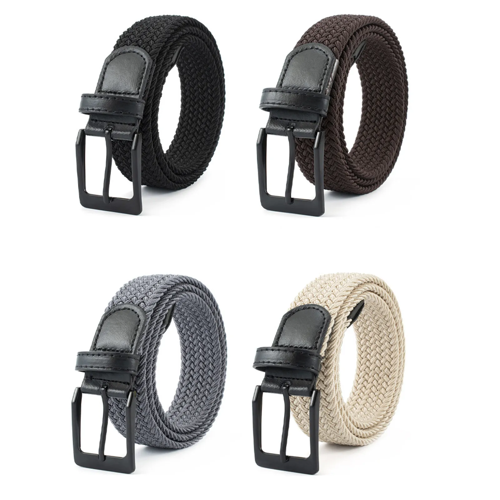 

Maikun Canvas Belts For Men Fashion Metal Pin Buckle Military Tactical Strap Male Elastic Belt For Pants Jeans Casual Belt ﻿