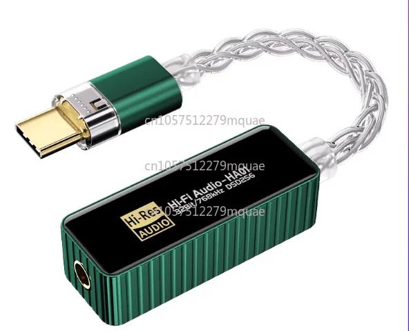 

Dual Chip CS43198+CT7601 HA01 Portable USB HIFI &AMP Headphone Amplifier Lossless Portable Dongle DSD256 PMC 32Bit/762Hz
