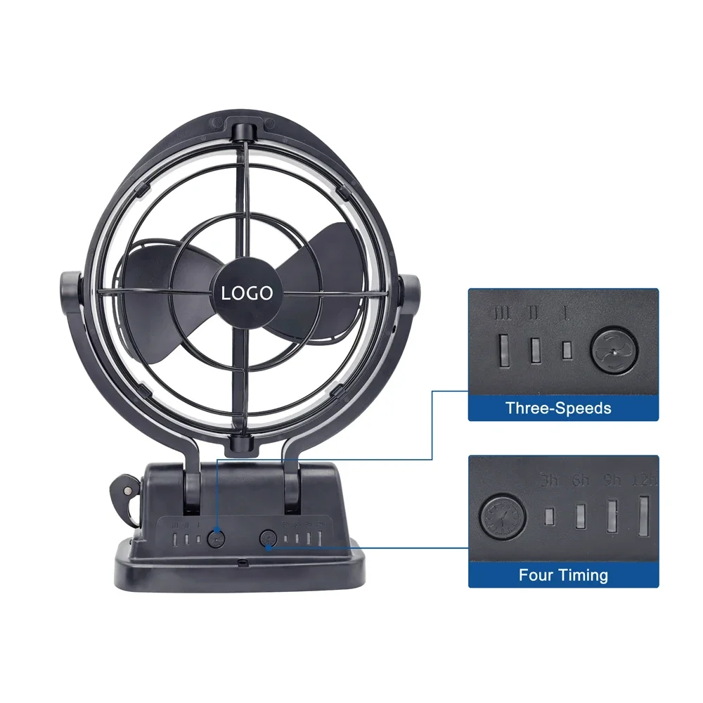 Caravan PartsLimit Lock Black|White12v/24v Cooling Fan,RV Parts