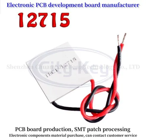 1pcs/lot X TEC1 12715 TEC 1 12715 136.8W 12V-15.4V 15A TEC Thermoelectric Cooler Peltier (TEC1-12715)