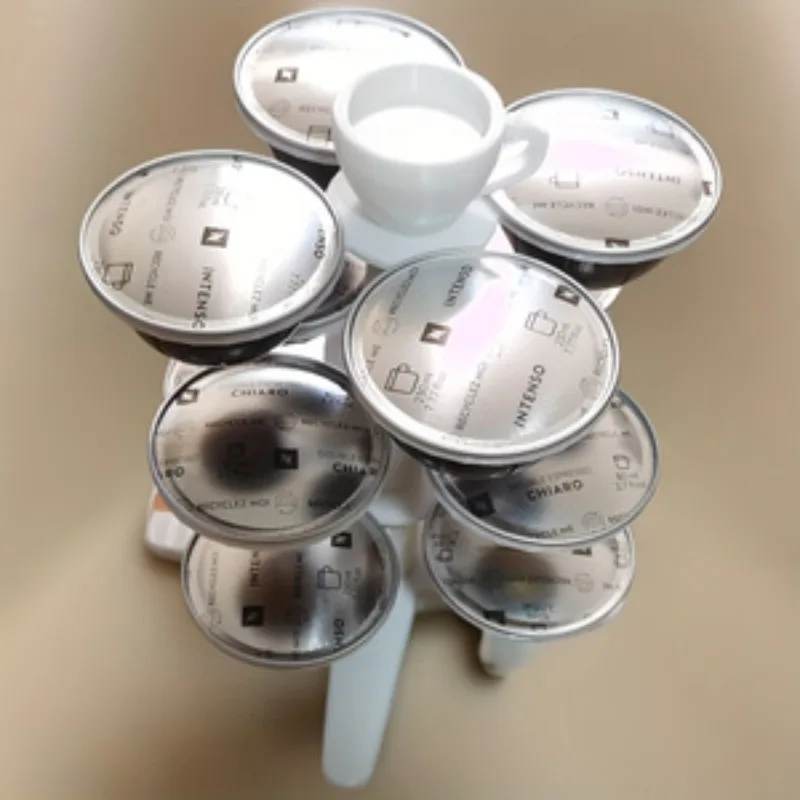 Rotating coffee pod holder for Nespresso Vertuo Next and Original, 360-degree rotating storage rack, kitchen corner organizer