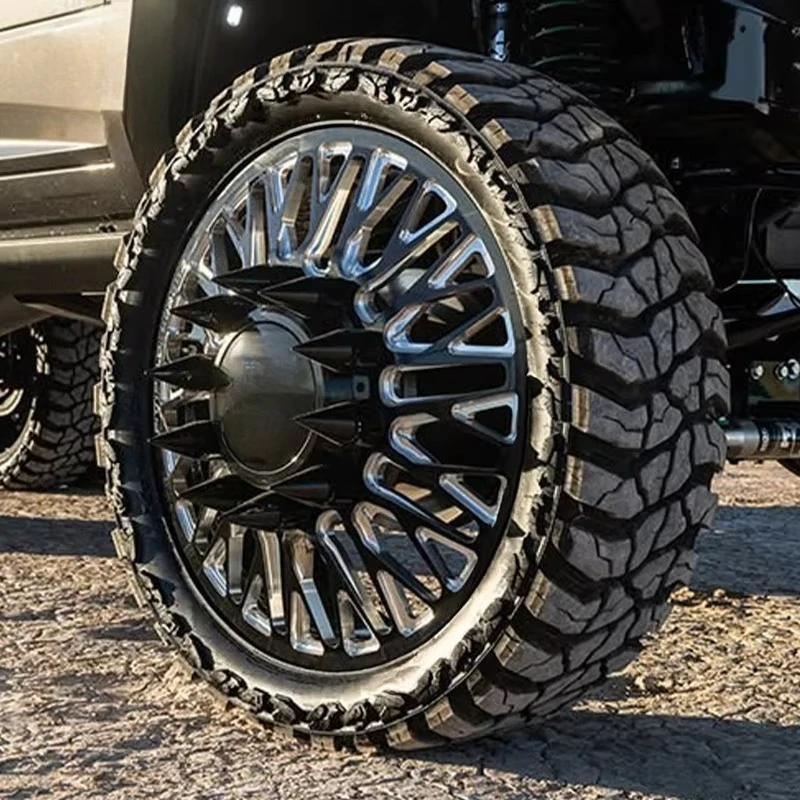 Custom Forged Dually Alloy Wheels With Floating Cap 8x6.5 10 Lug 20 22 24 26 28 30 Inch Fit for Pickup Trucks F350