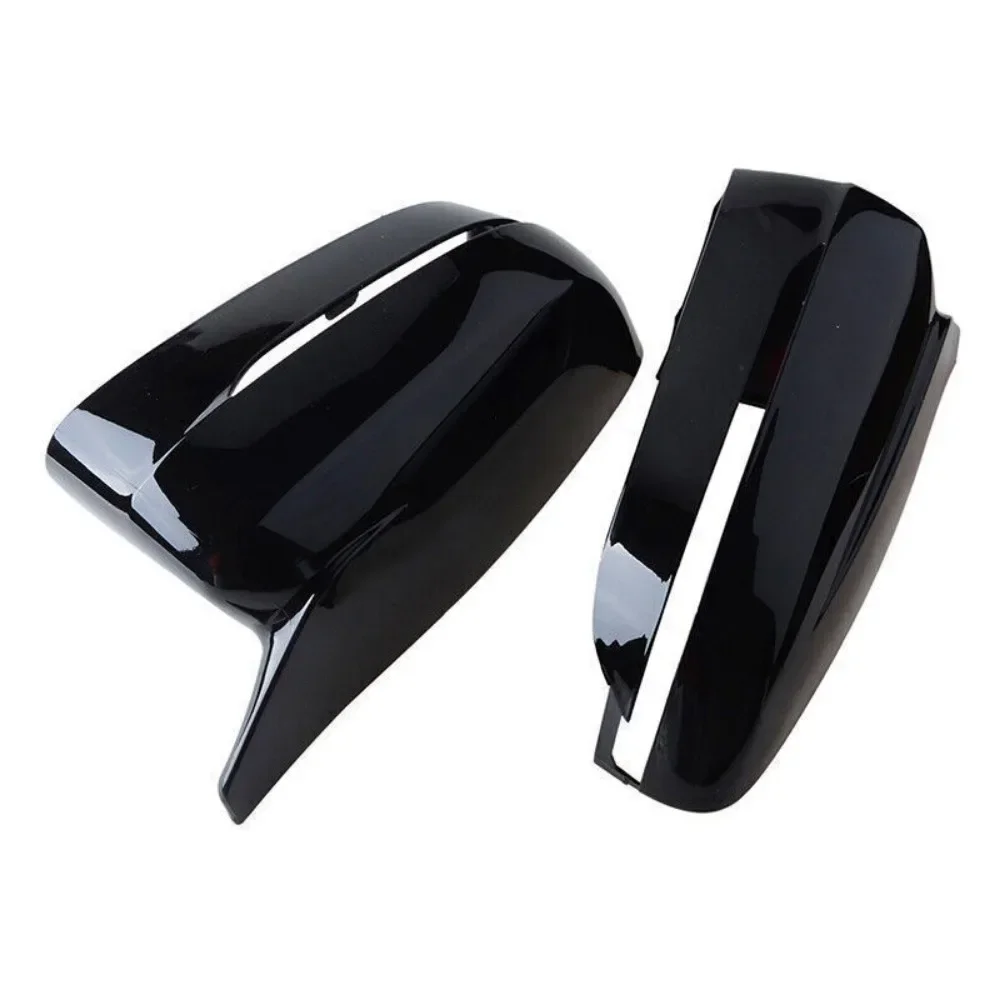 Side Mirror Cover Caps Gloss Black Carbon Fibre Style For BMW G20 G21 G22 G30 G31 G11 G14 G15