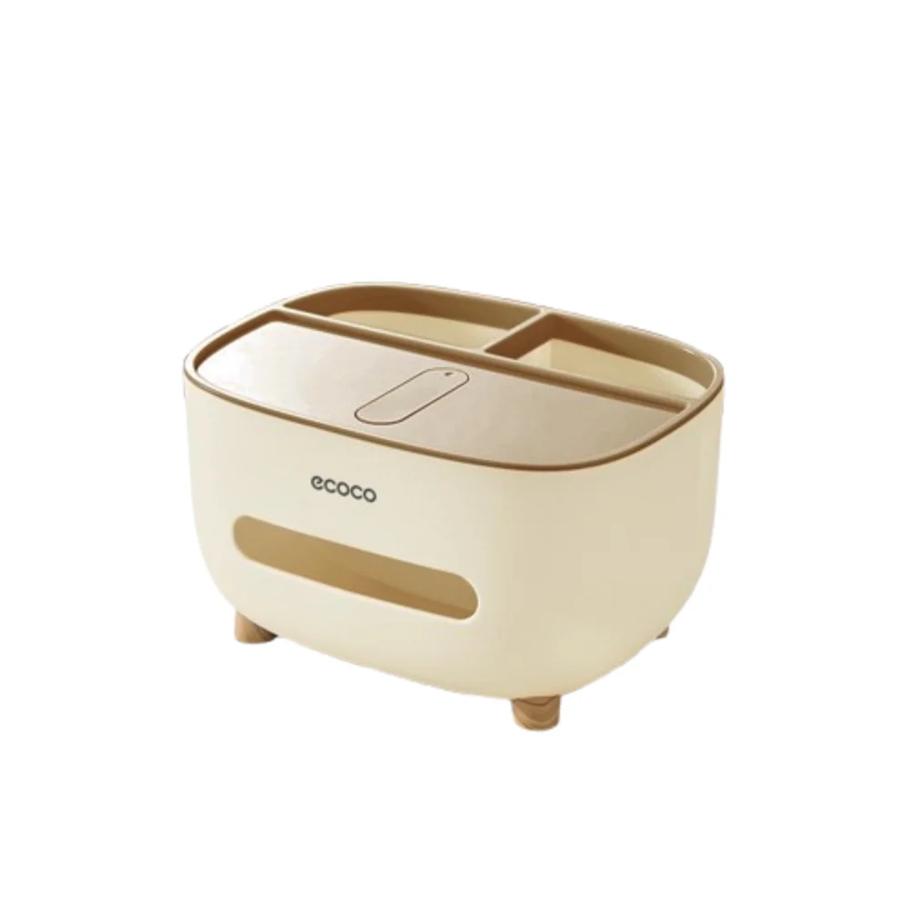

Multifunctional Nordic Style Tissue Box Holder Practical Plastic Remote Control Storage Household Desk Organizer Bedroom