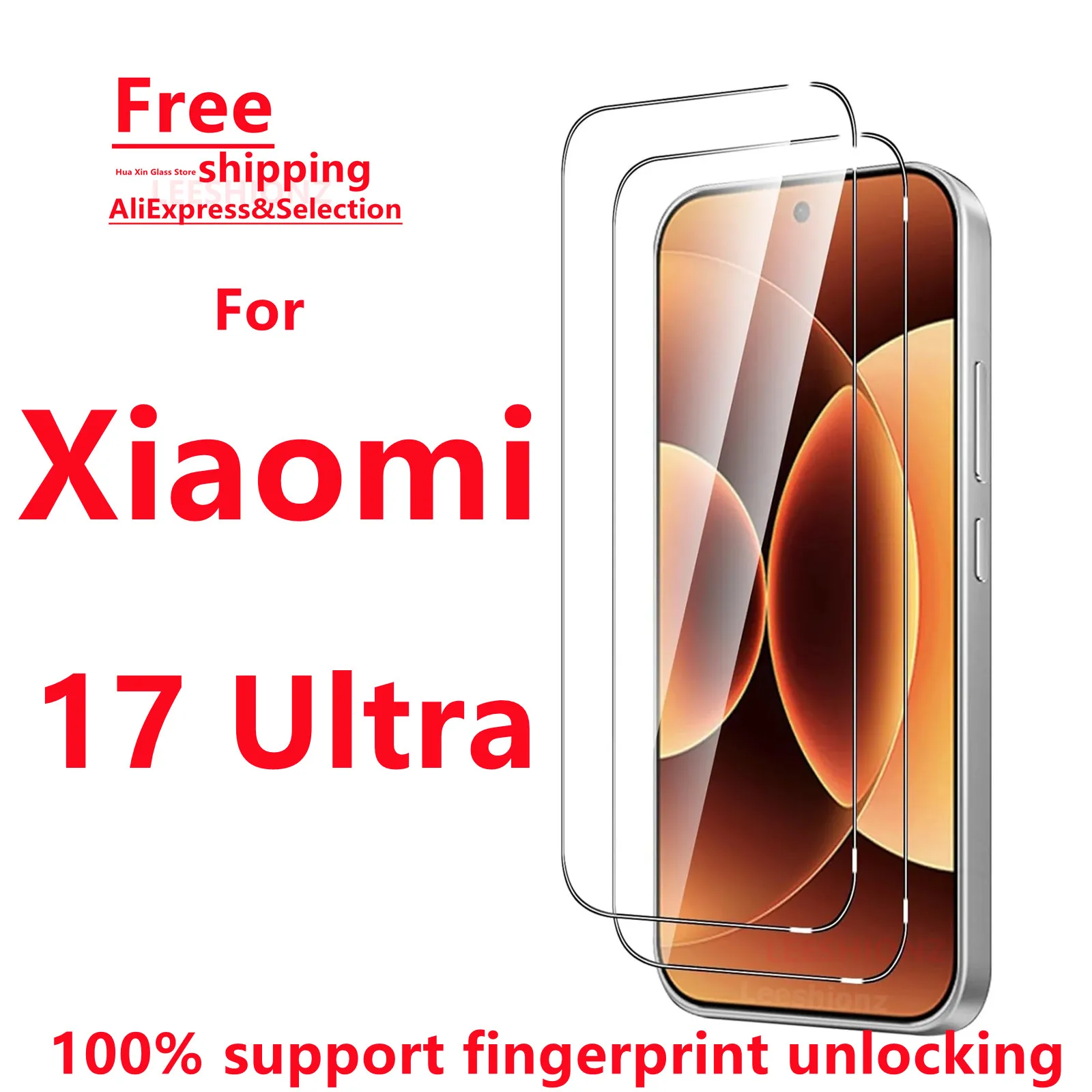 For Xiaomi 17Ultra Tempered Glass Screen Protector - Smartphone Protection Suitable for Xiaomi 17Ultra Series