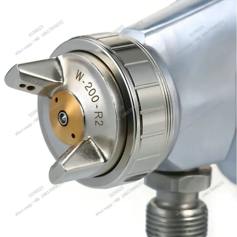 WA-200 Automatic Spray Gun 2mm Nozzle Industrial Paint Sprayer Coating Tool
