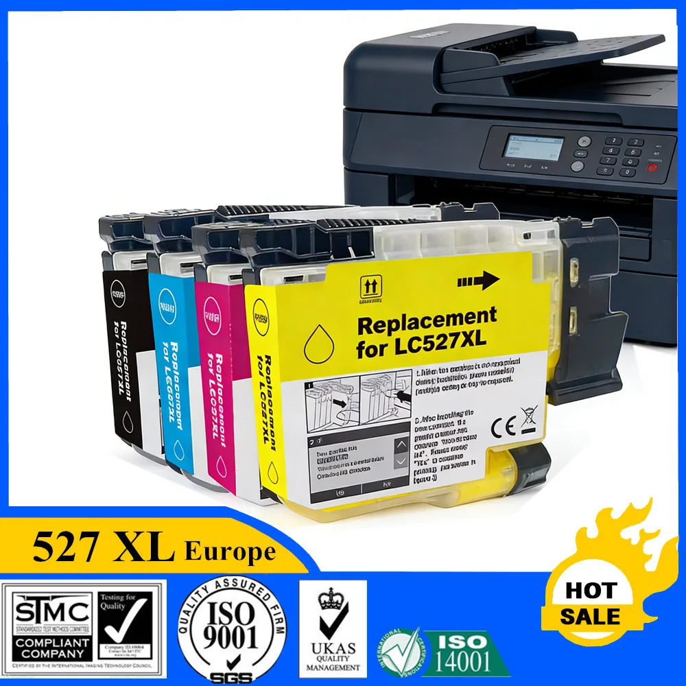 

Premium Pigment LC527XL 527XL Compatible Ink Cartridge For Brother MFC-J4350DW MFC-J4550DW MFC-J6760DW MFC-J6960DW Printer