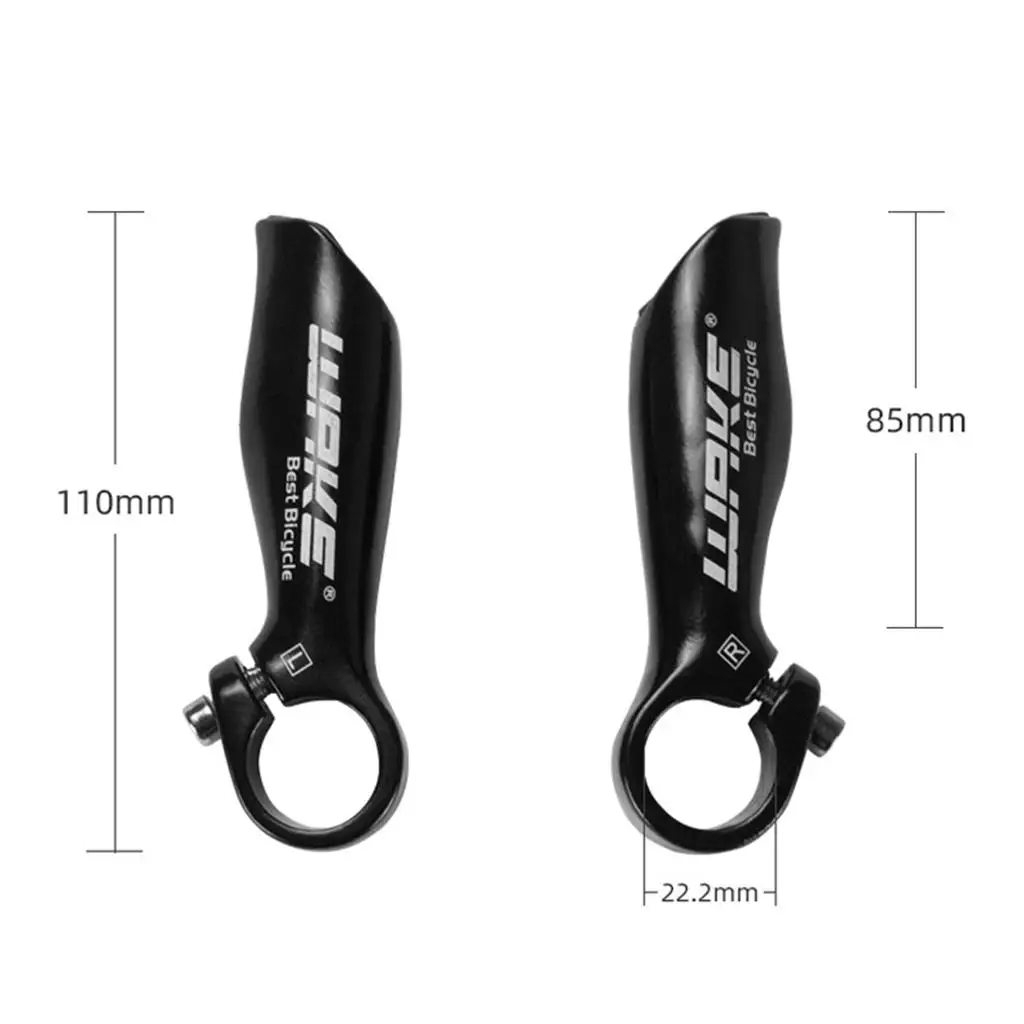 

MTB Handlebar Ends Aluminum Alloy Bar Extender Ergonomic Grip for Bicycle Road Bike Handlebar Replacement Parts