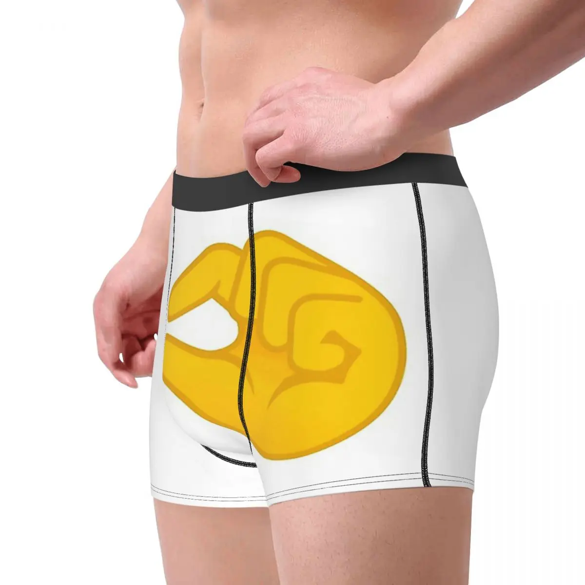 Hand Gesture Design Tiny Cock Hand Gesture Small Underpants Homme Panties Male Underwear Comfortable Shorts Boxer Briefs