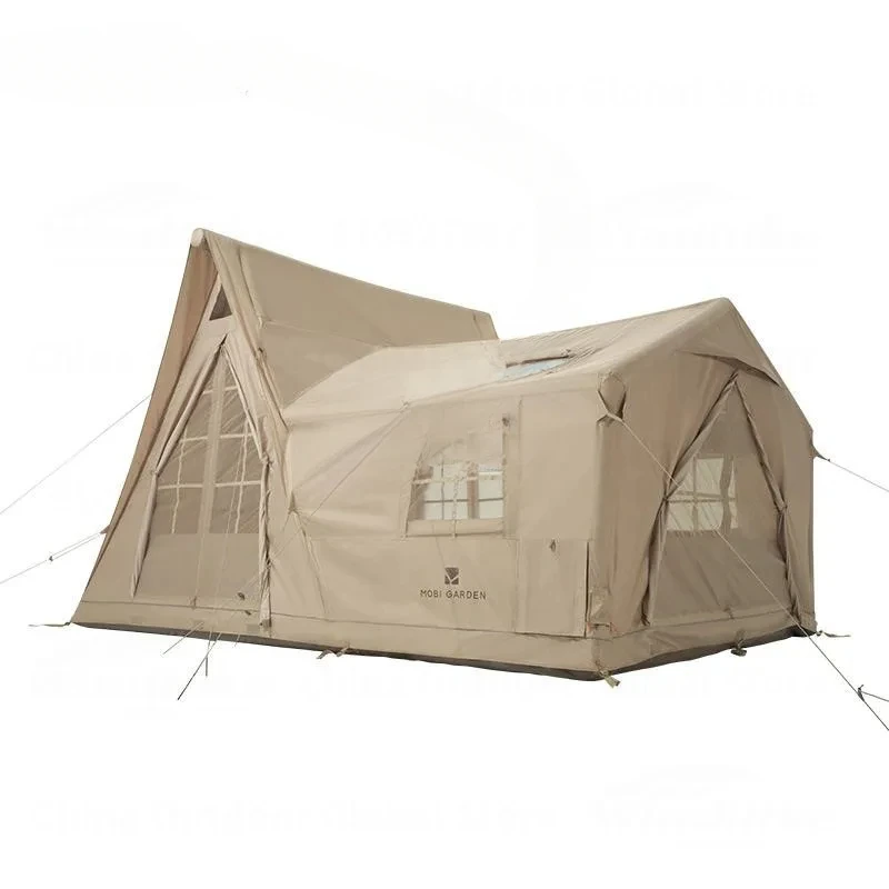 Cloud Villa 12.6 Tent Outdoor Camping Portable Foldable Rain Proof Thickened Wind Proof Inflatable Tent House Type