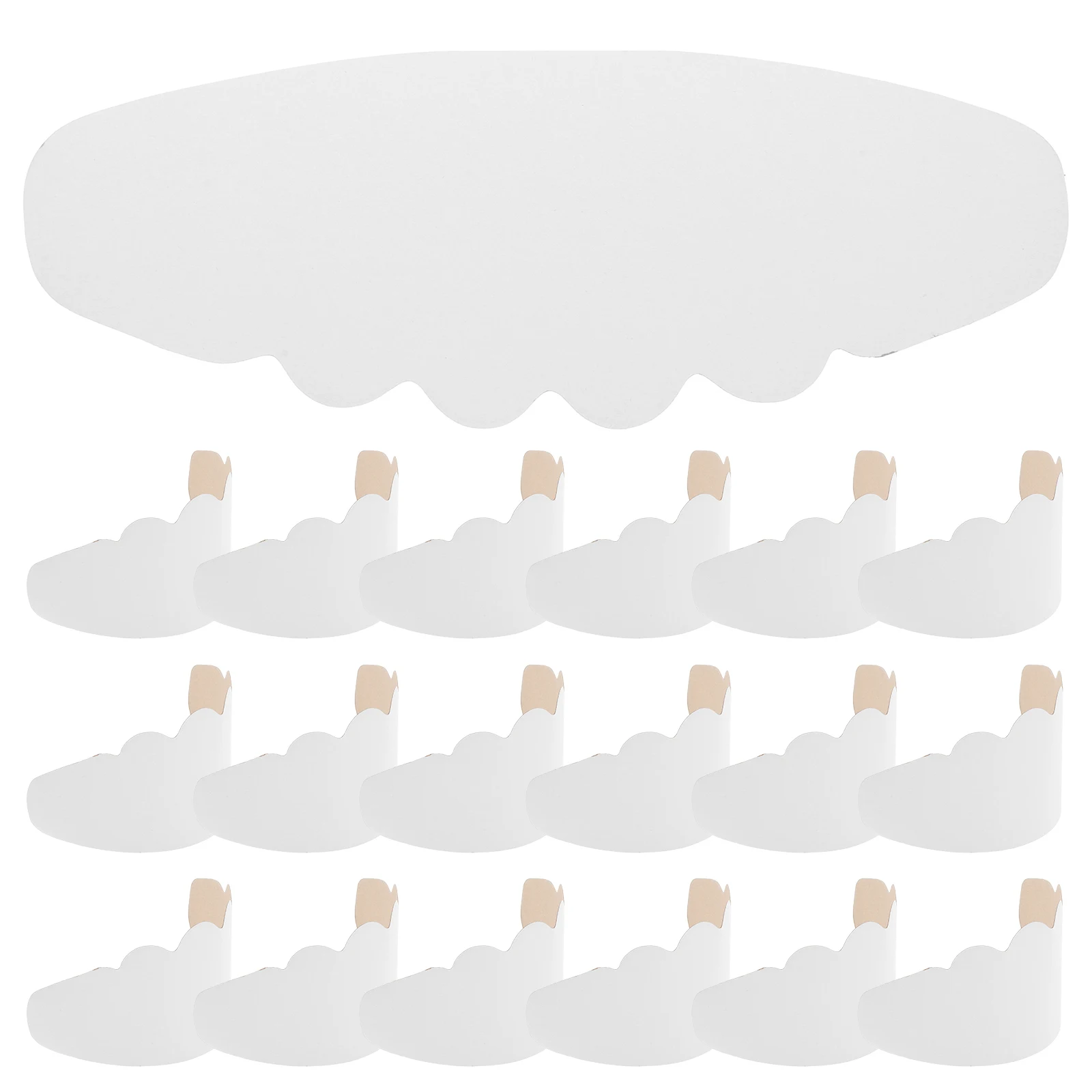 

50pcs Holder Baseball Cap Mold Cardstock Cap Stiffener Adjustable Inserts Paper Form Shaper Stiffener For Caps Support