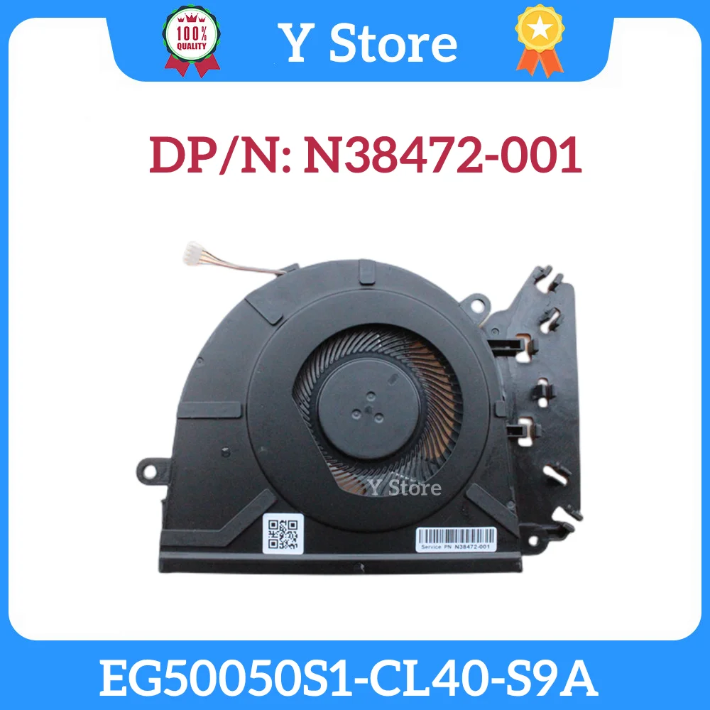 

Y Store New Original Laptop CPU Cooling Fan EG50050S1-CL40-S9A DC5V 2.50W 4-Pin N38472-001 Fast Ship