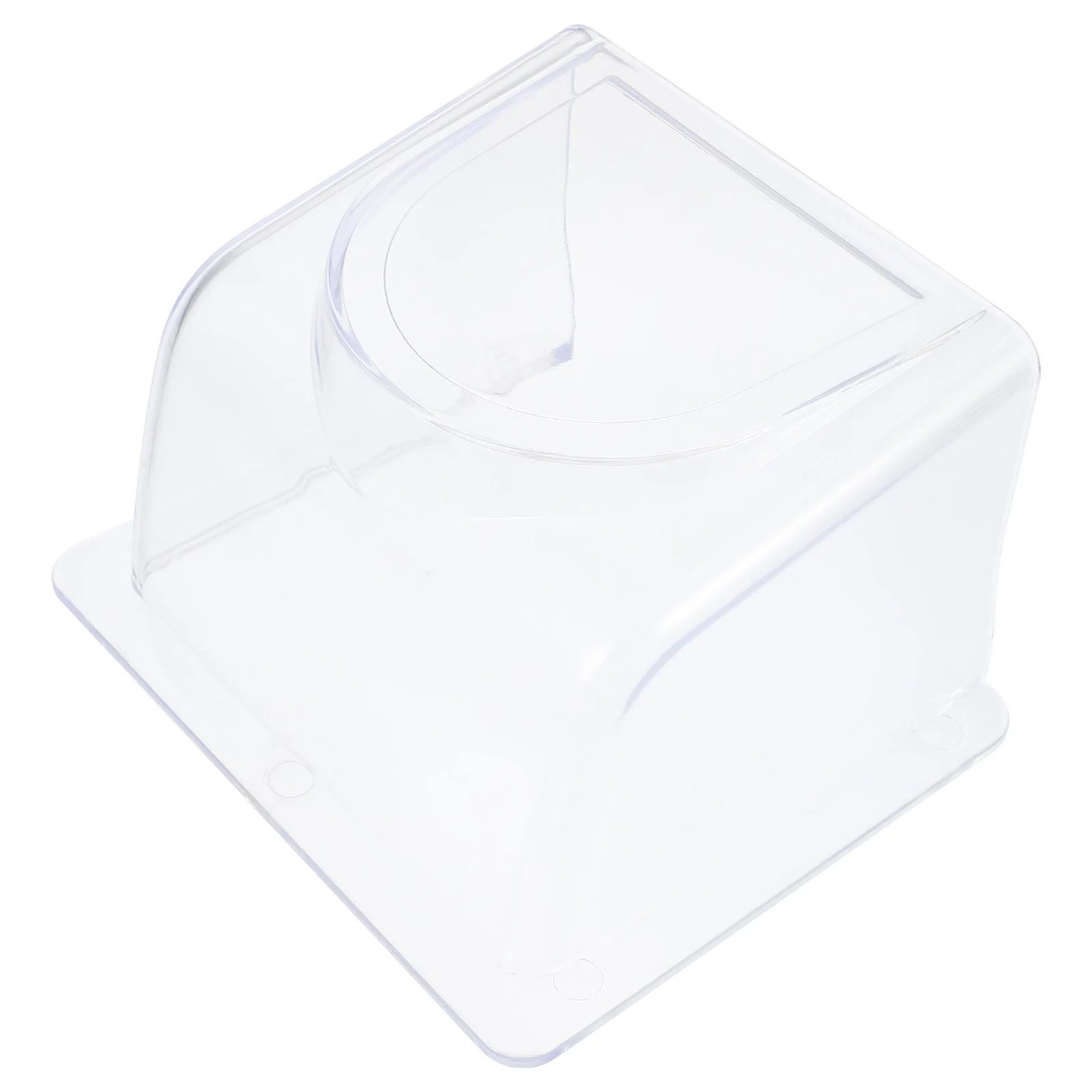 Waterproof Doorbell Rain Cover Plastic Protector Rainproof Cover for Fingerprint Access Control Attendance Machine Outdoor Use