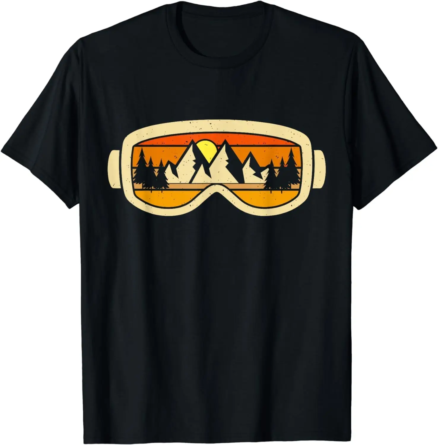 Ski Snowboard Skiing Goggles Snow Winter Sport Skiing Skier T-Shirt  High Quality 100%Cotton Short Sleeve