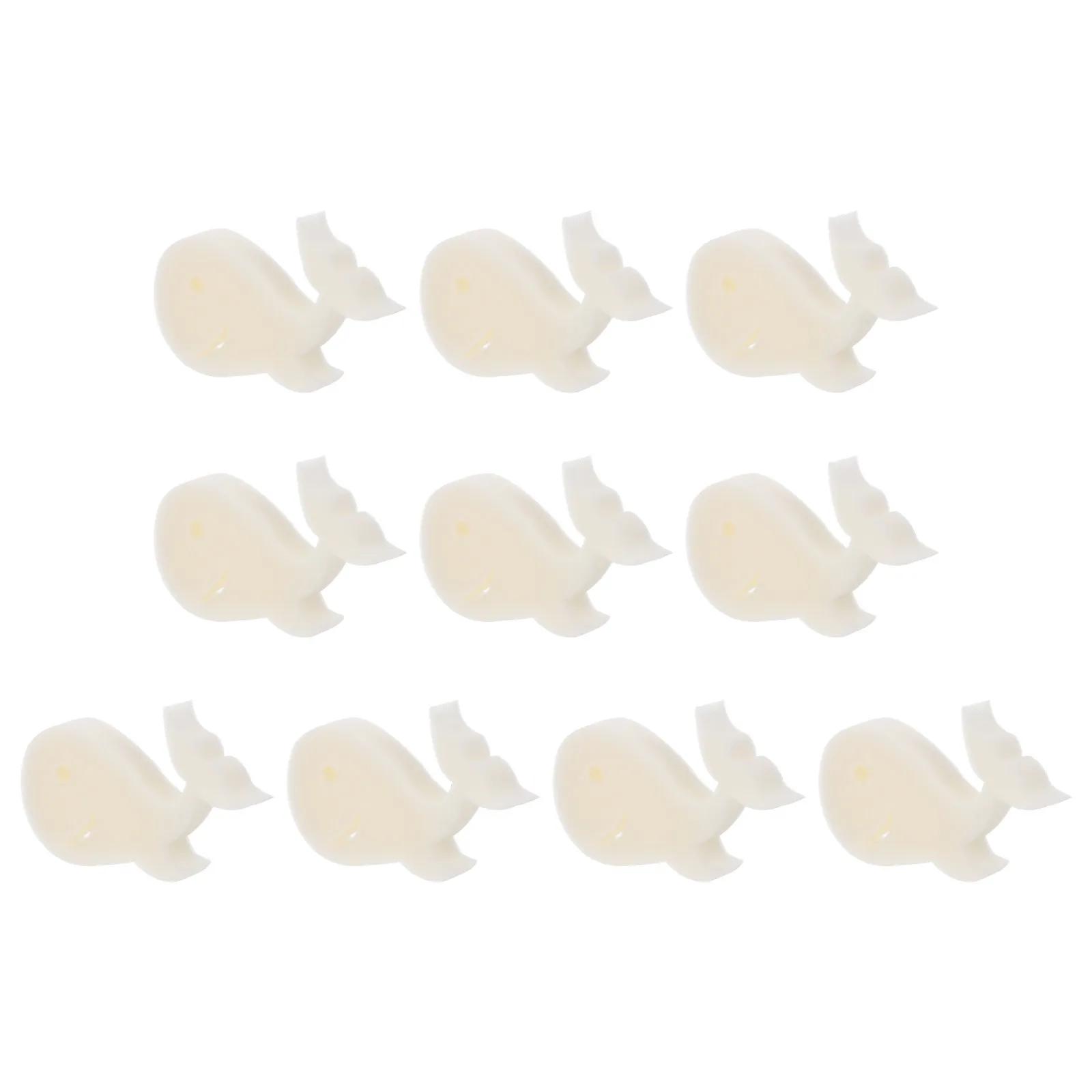 10 Esponjas Absorbentes de Aceite con Diseño de Ballena, Herramienta de Limpieza para Piscinas, Esponja de PU Cálida, Fácil de Enjuagar y Reutilizar