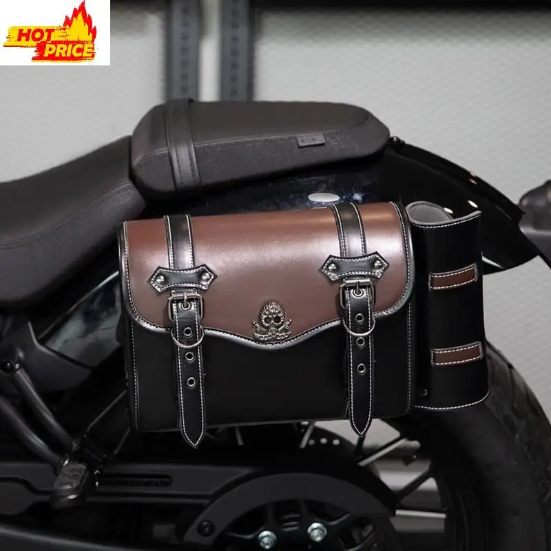 

Универсальный мотоцикл боковой пакет с водонепроницаемым мотоциклетным багажом быстрое выпуск пакет мотоциклета кожаная сумка