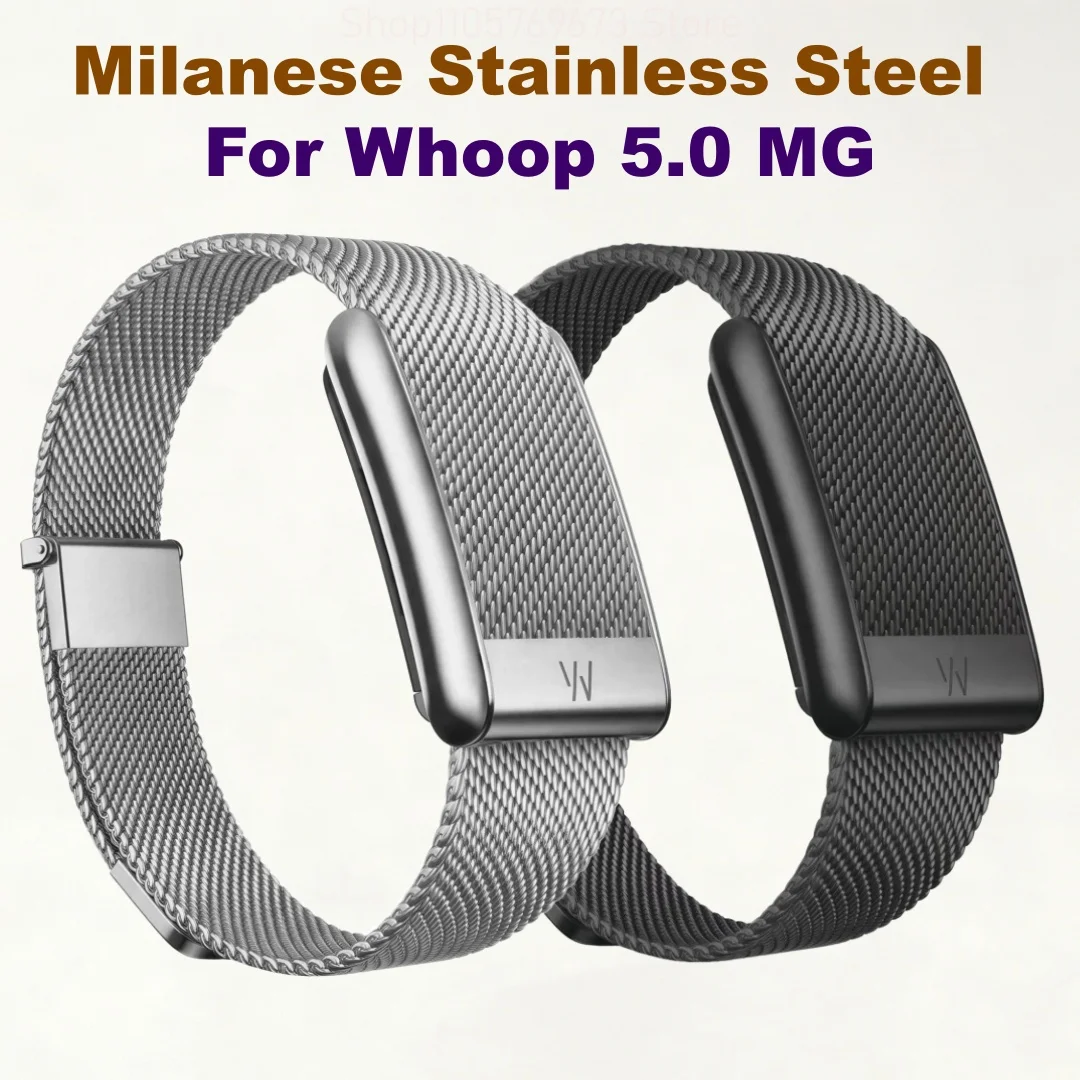 milanese-mesh-premium-stainless-steel-replacement-strap-for-whoop-50-mg-adjustable-breathable-sport-daily-wristband
