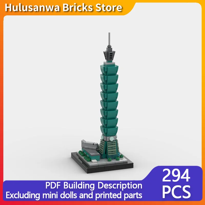 

City Street View Model MOC Building Bricks Landmark Skyscraper Modular Technology Gifts Holiday Assemble Children Toys Suit